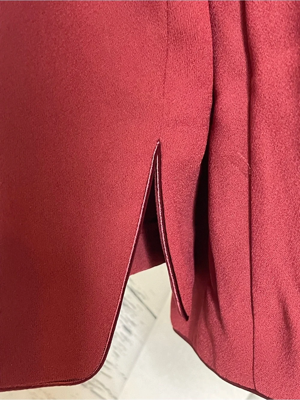 NWT J. Crew Burgundy Belted Blazer Jacket Size S